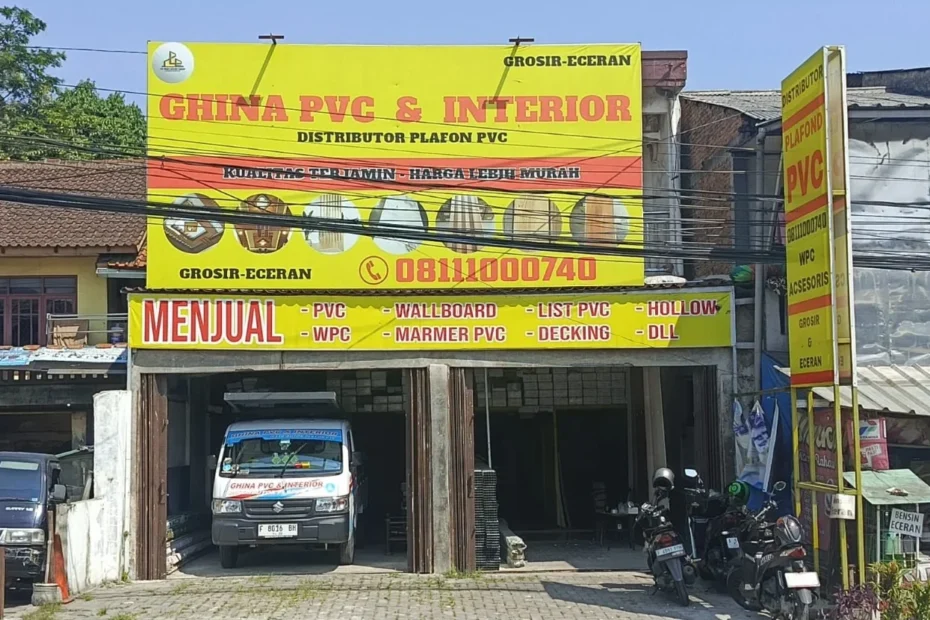 Ghina PVC Interior Ciawi Bogor - 72 Group PVC - Distributor & Toko Plafon PVC Bogor - Cianjur - Depok, Jual Grosir& Eceran, Plus Jasa Pasang Profesional - https://plafonpvcbogor.id - Ghina PVC Interior https://ghinapvcinterior.id - Cahaya Baja Plafon https://cahayabajaplafon.id - Yasmin Plafon https://yasminplafon.id - Semar Plafon https://semarplafond.id - Sentul Plafon https://sentulplafond.id - Hubungi kami : 08111999113