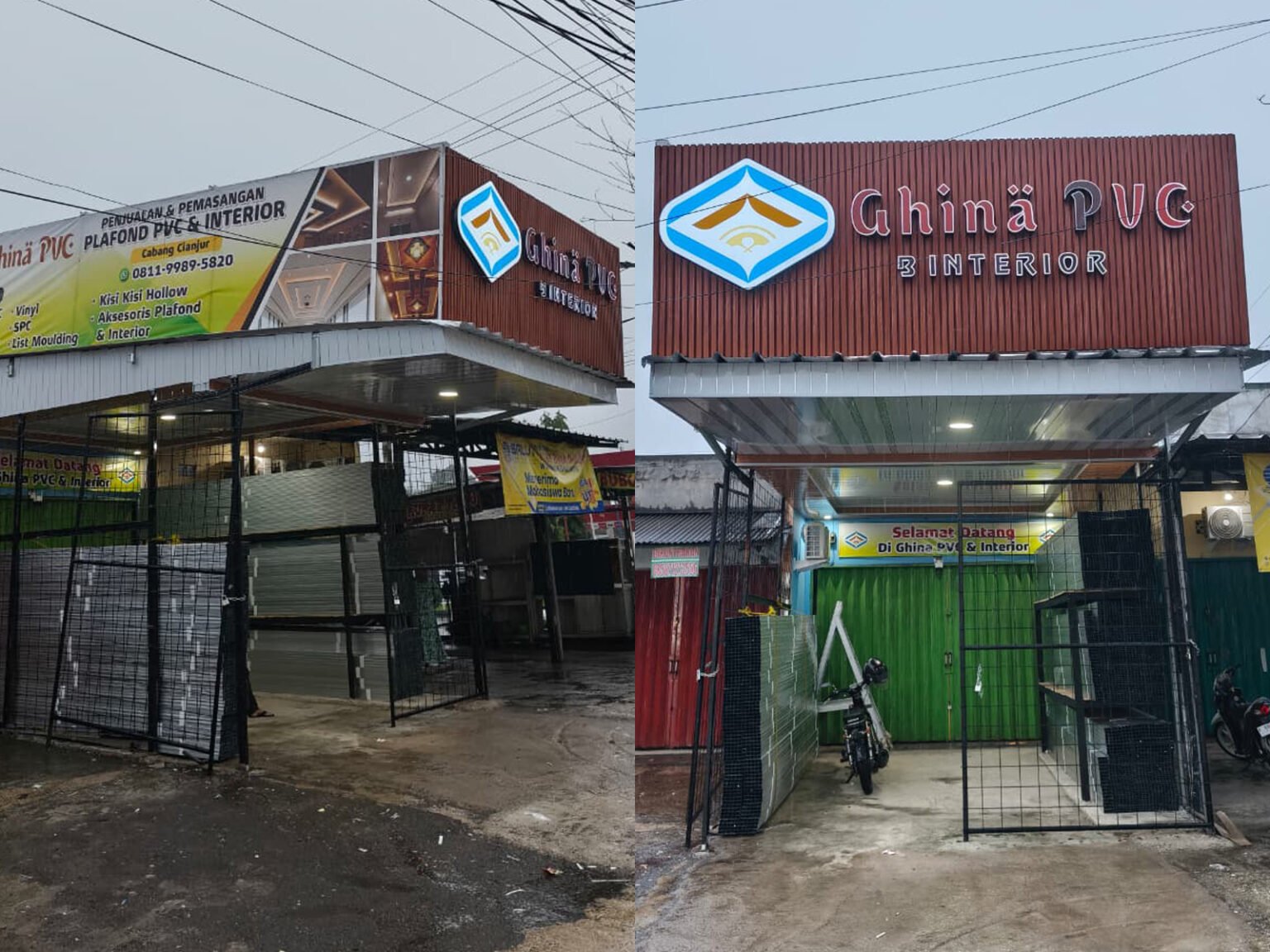 Plafon PVC Warungkondang Cianjur - Toko dan Distributor - Jual Grosir dan Eceran + Jasa Pasang Plafon PVC - Ghina PVC dan Interior Warung kondang Cianjur by 72 Group