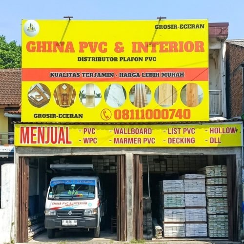 Ghina PVC Interior Ciawi Bogor - 72 Group PVC - Distributor & Toko Plafon PVC Bogor - Cianjur - Depok, Jual Grosir& Eceran, Plus Jasa Pasang Profesional - https://plafonpvcbogor.id - Ghina PVC Interior https://ghinapvcinterior.id - Cahaya Baja Plafon https://cahayabajaplafon.id - Yasmin Plafon https://yasminplafon.id - Semar Plafon https://semarplafond.id - Sentul Plafon https://sentulplafond.id - Hubungi kami : 08111999113